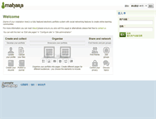 Tablet Screenshot of mahara.nccu.edu.tw