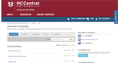 Desktop Screenshot of ncculaw.libguides.nccu.edu